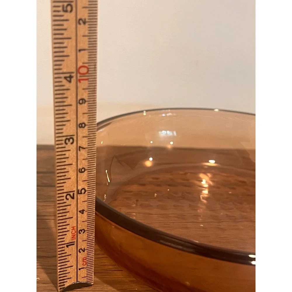 Visions Corning Skillet Frying Pan Brown Glass 7